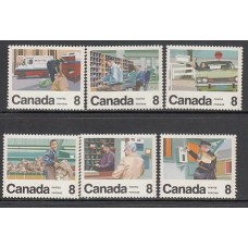Canada - Correo 1974 Yvert 534/9 ** Mnh
