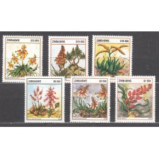 Zimbabwe Correo Yvert 534/9 ** Mnh  Flores