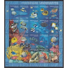 Christmas - Correo Yvert 535/54 ** Mnh Fauna Marina. Peces