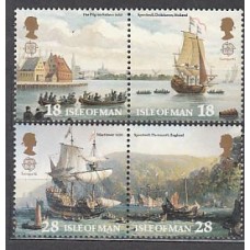 Man - Correo 1992 Yvert 537/40 ** Mnh Barcos