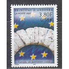 Andorra Francesa Correo 2000 Yvert 537 ** Mnh