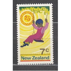 Nueva Zelanda - Correo 1971 Yvert 538 ** Mnh Unicef