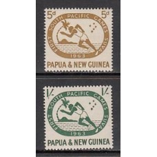 Papua y Nueva Guinea - Correo Yvert 54/5 ** Mnh Deportes