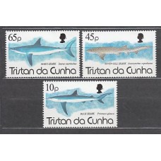 Tristan da Cunha - Correo Yvert 541/2 ** Mnh  Fauna peces