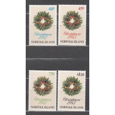 Norfolk - Correo Yvert 541/4 ** Mnh Navidad