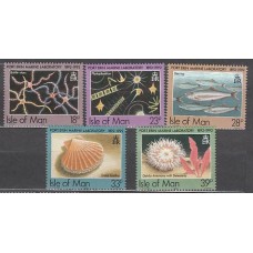 Man - Correo 1992 Yvert 541/5 ** Mnh Fauna marina