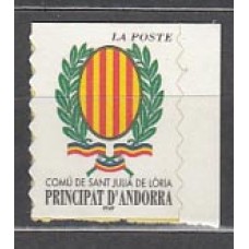 Andorra Francesa Correo 2001 Yvert 542 ** Mnh  Escudo