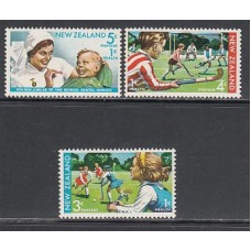 Nueva Zelanda - Correo 1971 Yvert 542/4 ** Mnh Deportes