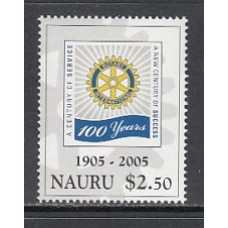 Nauru - Correo Yvert 543 ** Mnh Rotary