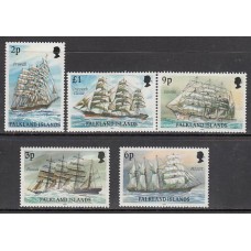 Falkland - Correo Yvert 544/8 ** Mnh Barcos