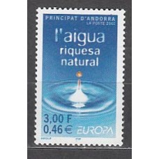 Andorra Francesa Correo 2001 Yvert 546 ** Mnh Europa