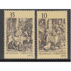 Australia - Correo 1974 Yvert 547/48 ** Mnh Navidad