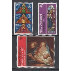 Nueva Zelanda - Correo 1971 Yvert 548/50 ** Mnh Navidad