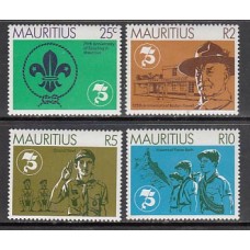 Mauricio - Correo Yvert 548/51 ** Mnh  Scoutismo