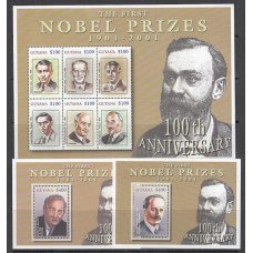 Guayana Britanica - Correo Yvert 5493/9+H.435/6 ** Mnh Personajes