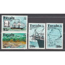 Tuvalu - Correo Yvert 55/8 ** Mnh Barcos