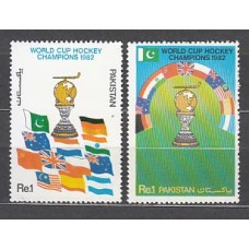 Pakistan - Correo Yvert 550/1 ** Mnh  Deportes hockey