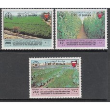 Bahrain - Correo Yvert 551/3 ** Mnh Agricultura