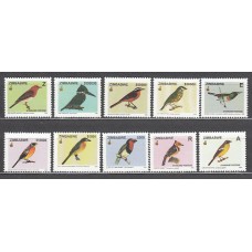 Zimbabwe Correo Yvert 554/63 ** Mnh  Fauna aves