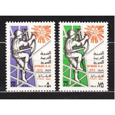 Siria - Correo Yvert 556/7 ** Mnh  Fiesta del trabajo