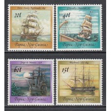 Papua y Nueva Guinea - Correo Yvert 556/9 ** Mnh Barcos