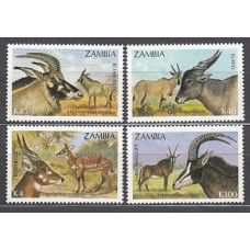 Zambia - Correo Yvert 558/61 ** Mnh   Fauna