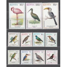 Kenya - Correo Yvert 561/71 ** Mnh  Fauna aves