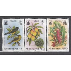 Montserrat - Correo Yvert 562/4 ** Mnh Flora y fana