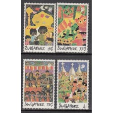 Singapur - Correo Yvert 562/5 ** Mnh  Festivales