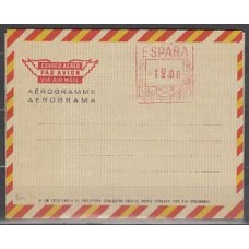 España Aerogramas Franqueo mecánico 1970 Edifil 87Aa