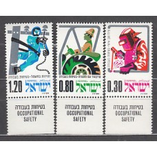 Israel - Correo 1975 Yvert 563/5 ** Mnh  Trabajos