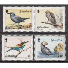 Gibraltar - Correo 1988 Yvert 563/6 ** Mnh Fauna aves