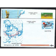 España II Centenario Aerogramas Edifil 201/2 Año 1981 ** Mnh