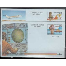 España II Centenario Aerogramas Edifil 207/8 Año 1984 ** Mnh