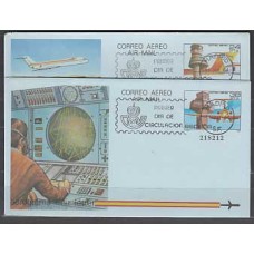 España II Centenario Aerogramas Edifil 207/8 Año 1984 usado