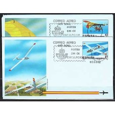 España II Centenario Aerogramas Edifil 209/10 Año 1985 usado