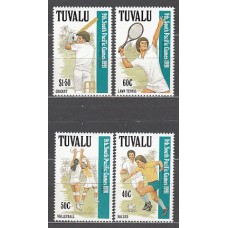 Tuvalu - Correo Yvert 567/70 ** Mnh Deportes Fútbol