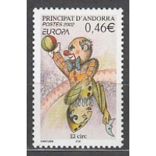 Andorra Francesa Correo 2002 Yvert 569 ** Mnh Europa