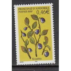 Andorra Francesa Correo 2002 Yvert 570 ** Mnh Flora