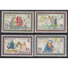 Santa Helena - Correo Yvert 573/6 ** Mnh  Navidad