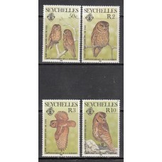 Seychelles - Correo Yvert 573/6 ** Mnh  Fauna aves