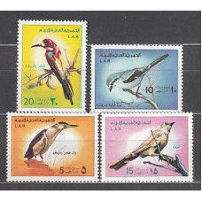Libia - Correo 1976 Yvert 573/7 ** Mnh  Fauna aves