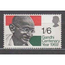 Gran Bretaña - Correo 1969 Yvert 574 ** Mnh Gandhi