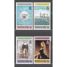 Tristan da Cunha - Correo Yvert 576/9 ** Mnh  Barco