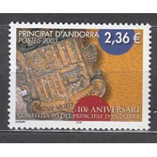 Andorra Francesa Correo 2003 Yvert 577 ** Mnh