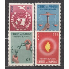 Paraguay - Correo 1960 Yvert 581/4 ** Mnh Onu
