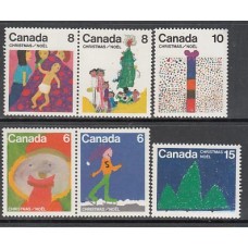 Canada - Correo 1975 Yvert 584/9 ** Mnh Navidad