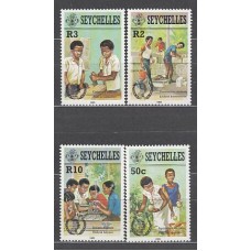 Seychelles - Correo Yvert 587/90 ** Mnh