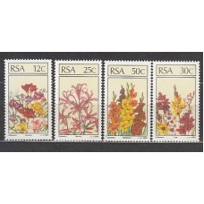 Africa del Sur Yvert Correo 588/91 ** Mnh  Flores