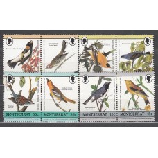 Montserrat - Correo Yvert 588/95 ** Mnh Fauna aves